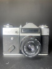 rv ZENIT-E OMZZ Russian M42 mount SLR camera Industar 50-2 KMZ lens8411 as is