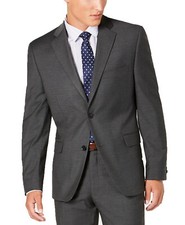 Alfani Men s Slim-Fit Performance Stretch Mini Check Suit Separate Jacket Gr...