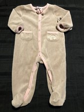 Juicy Couture Girl Velour Sleeper Size 6/9 Months
