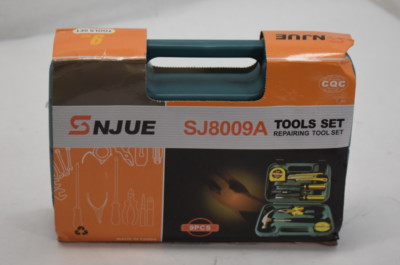 SNJUE Complete Tools Kit Professional Hand Toolbox General Household Work Tool