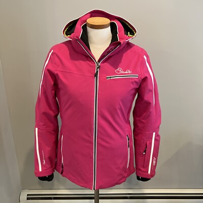 Dare2B Ared 15000 V02 Stretch Pink Ski Jacket Coat Dare 2 B Magenta Size 8 US
