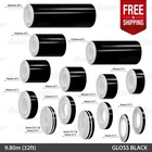 GLOSS BLACK Roll PIN STRIPE Car Striping Line TAPE Decal Adhesive Vinyl Sticker