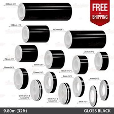 Gloss Black Roll Pin Stripe Car Striping Line Tape Decal Adhesive Vinyl Sticker
