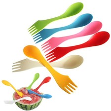 VDL Portable Reusable Sporks CHOOSE YOUR OWN COLOURS Travel Cutlery Outdoor