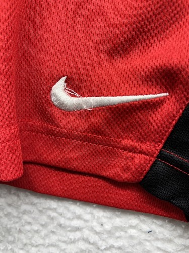 Nike Shorts Youth Boys 5 Small Red Swoosh Active Gym - Picture 6 of 10