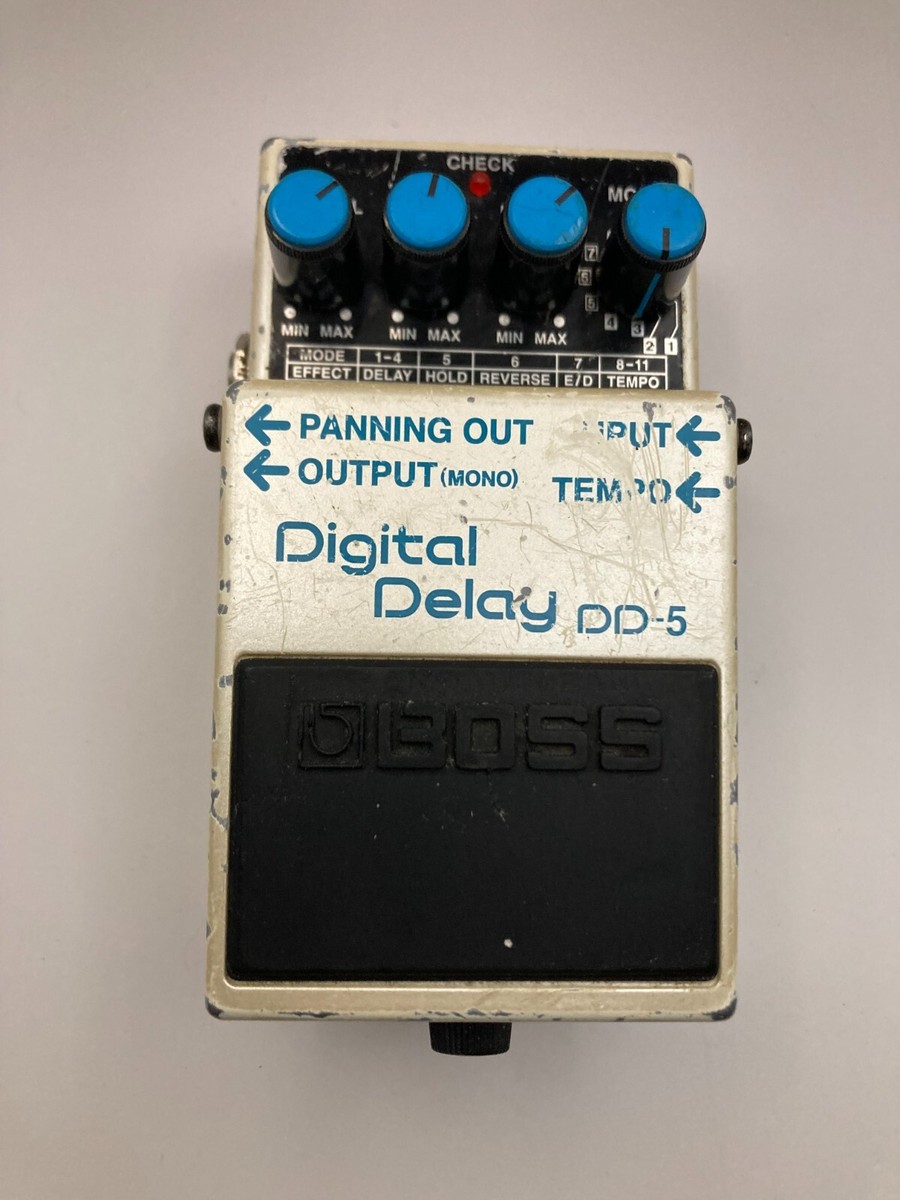 美品 BOSS デジタルディレイ DD-5 希少ピンクラベル BOSS DD-5 Digital Delay Guitar Effects Pedal from JAPAN