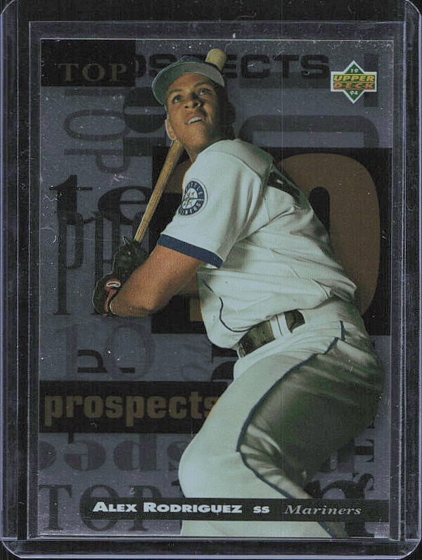 1994 Upper Deck Minor League Top 10 Prospects #8 Alex Rodriguez 
