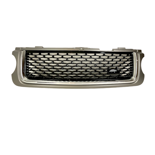 Range Rover Kühlergrill Grau Schwarz Vogue Autobiography passt 2010 2011 2012 L322