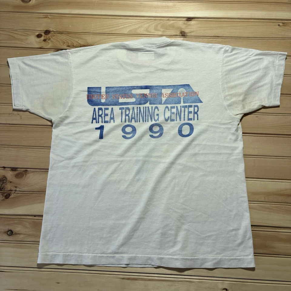Vintage 90s USTA Tennis Players Development Training Center Shirt Size XL - Image 2 of 4