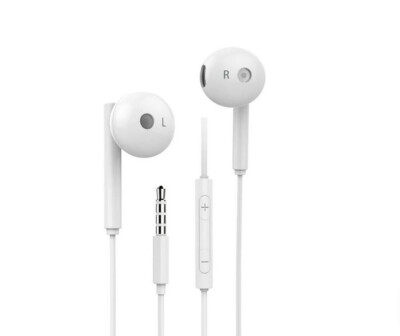 Original Huawei P30 lite New Edition Headset In-Ear Kopfhörer Stereo Weiß AM115