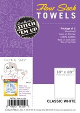 Aunt Martha's  Premium Flour Sack Dish Towels - 2-Pack - 18" x 28" - 100 Cotton