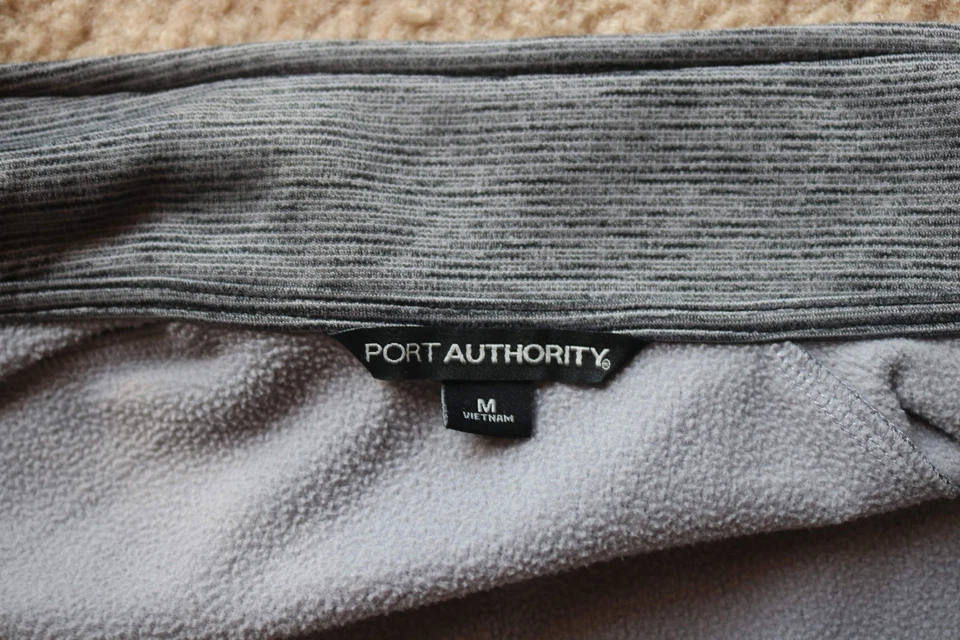 Port Authority Women's Gray Full Zip Jacket Polyester Size M Medium - Image 3 of 4