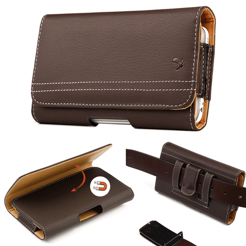 Para Google Pixel 9 Pro XL, Pixel 8 Pro, Funda de Cuero Estuche de Transporte Clip Funda - Imagen 44 de 56