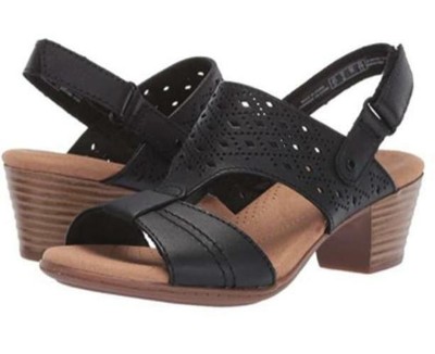 Clarks Colleciton Leather Heeled SandalsValarie Mindy TINI