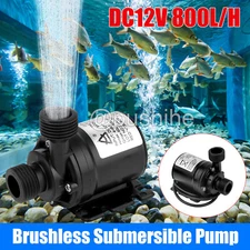 12V Small High Pressure Brushless Submersible Water Pump Automatic Fountain USA