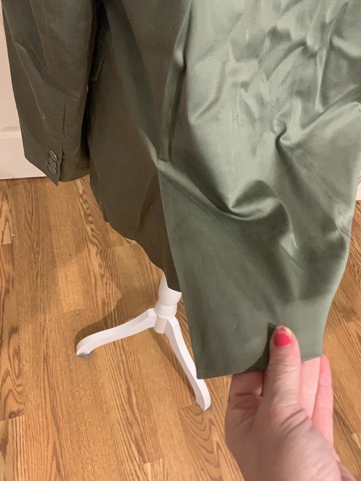 Chaqueta de Campo Safari Verde Estructura Años 90 Estilo Blazer Abrigo Deportivo Chaqueta Para Hombres XL Foto 4 de 4