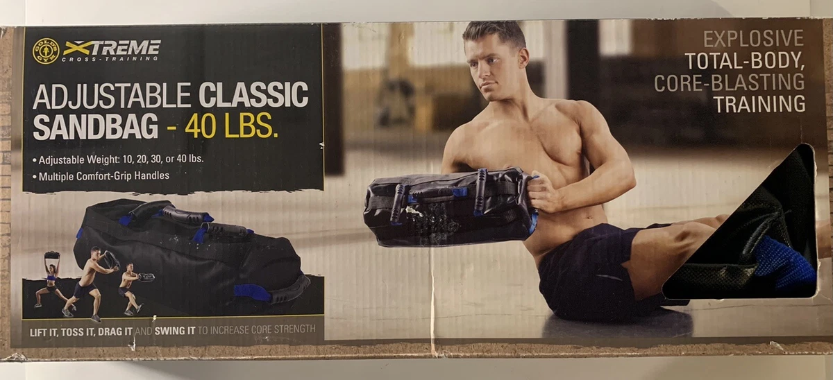 Gold s Gym Classic Adjustable Sand Bag Exercise Crossfit Lifting