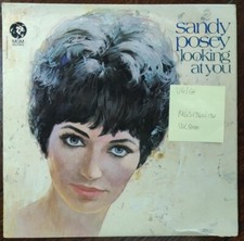 Sandy Posey Looking At You Vinyl Record LP VG/G+ MGMCS8073 1968
