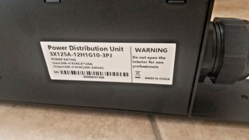 ANTMINER T21 P34 SOCKETS 415/240V 3X125A PDU FOR 3-PHASE 12 PORTS - Picture 3 of 9