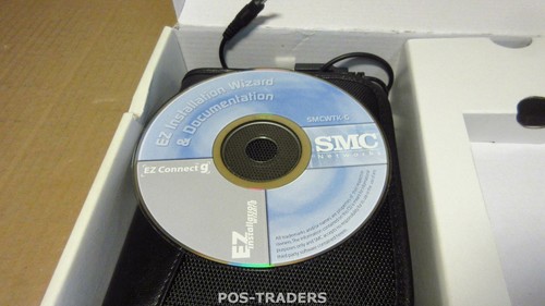 SMC EZ CONNECT G WIRELESS TRAVELER’S KIT SMCWTK-G EU Incl PSU + CD - Orig box - Bild 5 von 6