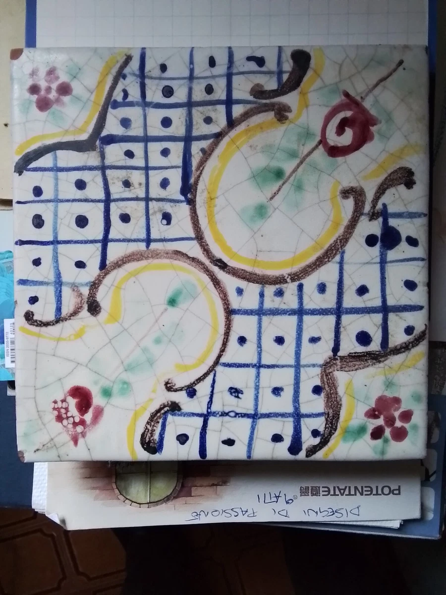 Arte in ceramica per la casa | Piastrella Originale Vietrese n. 22