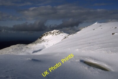 Foto 6x4 Ben Stack Gipfelgrat Das westliche Ende des Grates im Winter. c1993