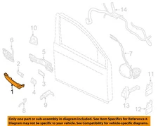 NISSAN OEM 16-19 Sentra Front Door Lock Hardware-Handle, Outside 806409AN0A