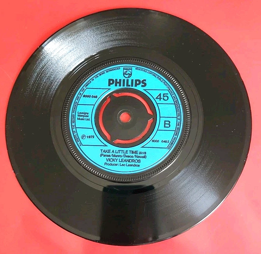 VICKY LEANDROS - 6000 049 - COME WHAT MAY *Eurovision Contest Winner 1972 (2525 Foto 2 de 3