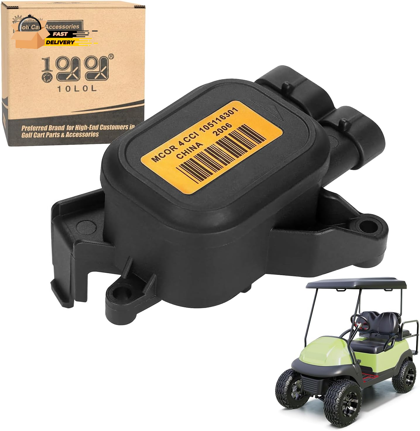 Club Car DS Precedent 2012+ Golf Cart MCOR 4 Throttle Potentiometer Replacement