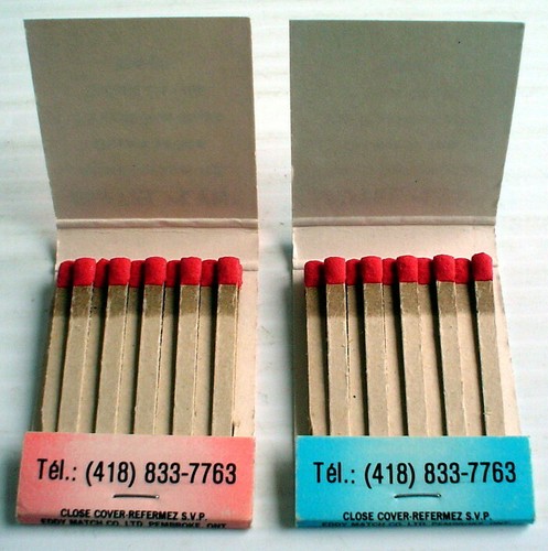 2 CARTONS D'ALLUMETTES ** MOTEL LYN ST-DAVID DE LÉVIS ** TWO VINTAGE MATCHBOOKS - Picture 4 of 5