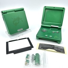 Game Boy Advance SP Replacement Housing Shell GBA W/ Glass Lens Rayquaza Emerald