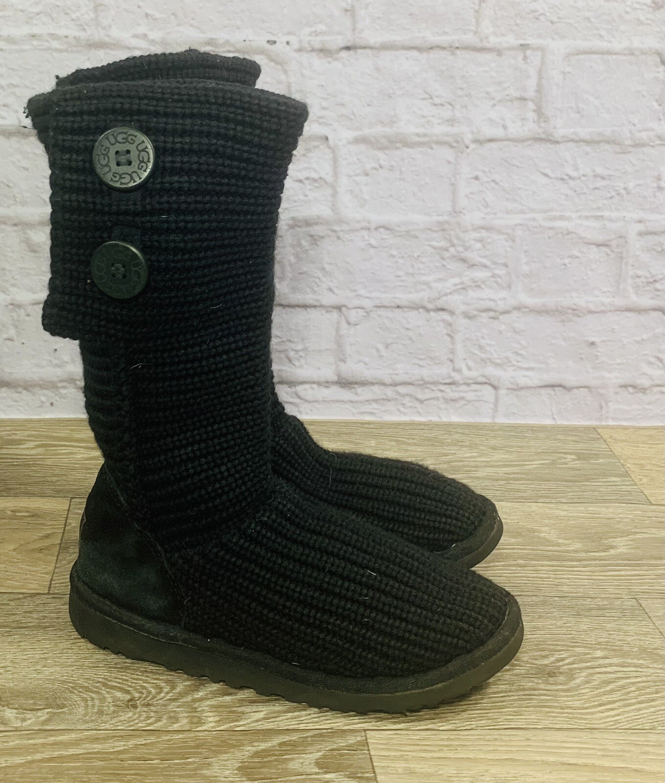 UGG Classic Cardy Knit Tall Knit Button 