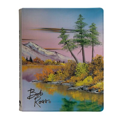 Ultra Pro - 9 Pocket Zip Pro Binder - Bob Ross Mighty Mountain Lake