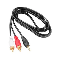 3.5mm RCA Cable 2RCA to AUX Cord 2-RCA to 3.5mm Adapter Stereo Audio Y-Cable NEW