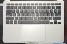 Apple MacBook Air 13" A2179 2020 Palmrest Touchpad Keyboard Bottom Panel Silver