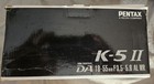 Pentax K-5 ii 16.3 MP Digital SLR Kit with 18-55 mm Lense.  Black.  New In Box.
