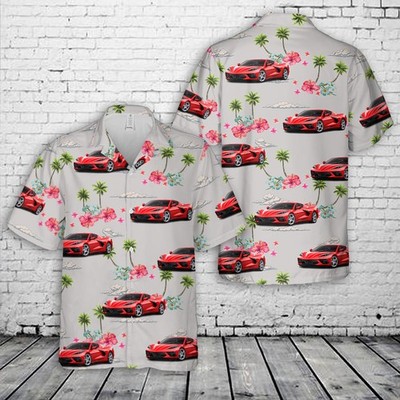 2025 Chevrolet Corvette Stingray Hawaiian Shirt
