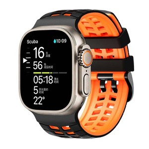 Rugged Sport Strap Silicone Band for Apple Watch Ultra /Series 11 10 9 8 7 6 SE