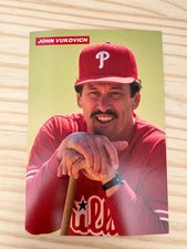 1993 Phillies Medford #33 John Vukovich CO - PHILADELPHIA / RARE & VINTAGE !