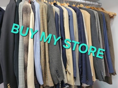 Wholesale Lot Of High-End Menswear - BUY MY STORE