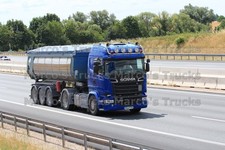 LKW Foto Scania R 580 Kippanhänger Deutschland blau #l6vz