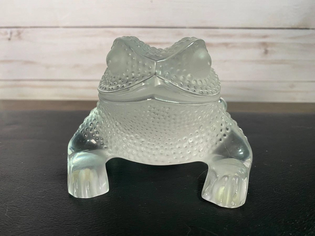 Lalique Frog Art Glass for sale | eBay