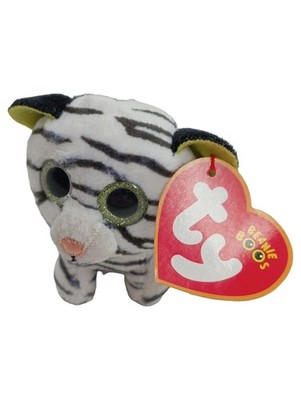 Ty Beanie Boos Kuscheltier Tiger Weiß Plüschtier 9 cm