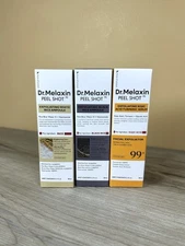 Dr. Melaxin Official Peel Shot Glow Rice Ampoule Duo +Kojic Acid Turmeric Serum