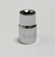 AmPro 3/8 Drive Torx E12 Shallow Socket