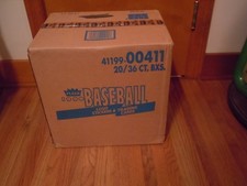1990 FLEER BASEBALL Factory Sealed Wax Case = 20 Boxes - Smoke Free Home