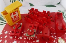 MECCANO PART BATTERY BOX HOLDER EMO1 SWITCH X8 WORKING OLD VINTAGE JOB LOT PARTS