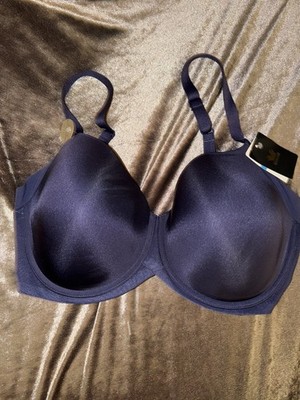 Wacoal 853281 Ultimate Side Smoother Contour Bra High Rise Navy 38DDD NWT