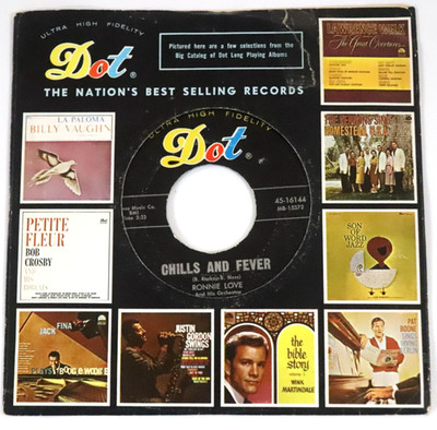 RONNIE LOVE 45 Chills and Fever / No Use Pledging My Love DOT 16144 Funk Soul 60