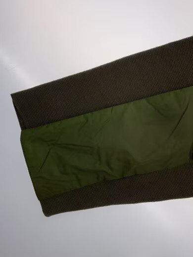 PRADA/Half-Zip Knit Sweater (Lightweight)/Size 48/Wool/KHK thumbnail 5